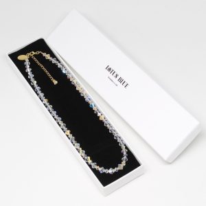 Crystal & Gold Vermeil Choker