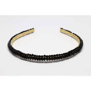 Black Crystal Headband
