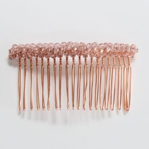 Vintage Rose Crystal Rose Hair Comb