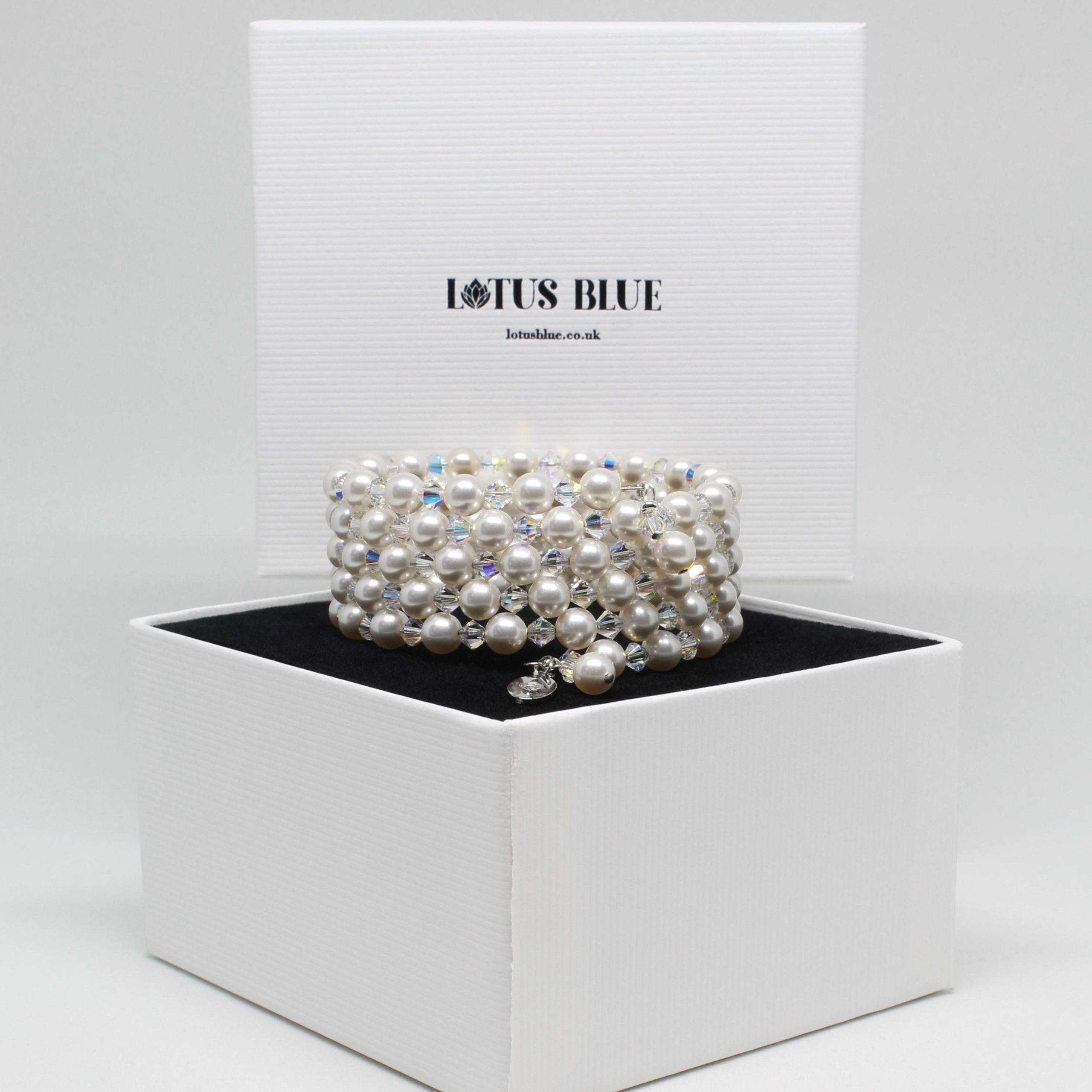 Pearl & Crystal Cuff - Image 5
