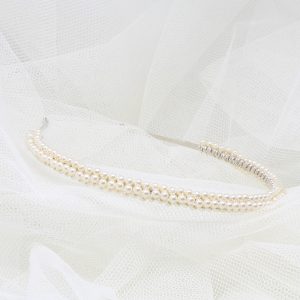Cream Pearl Headband
