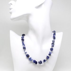 Lapis Lazuli & Crystal Necklace