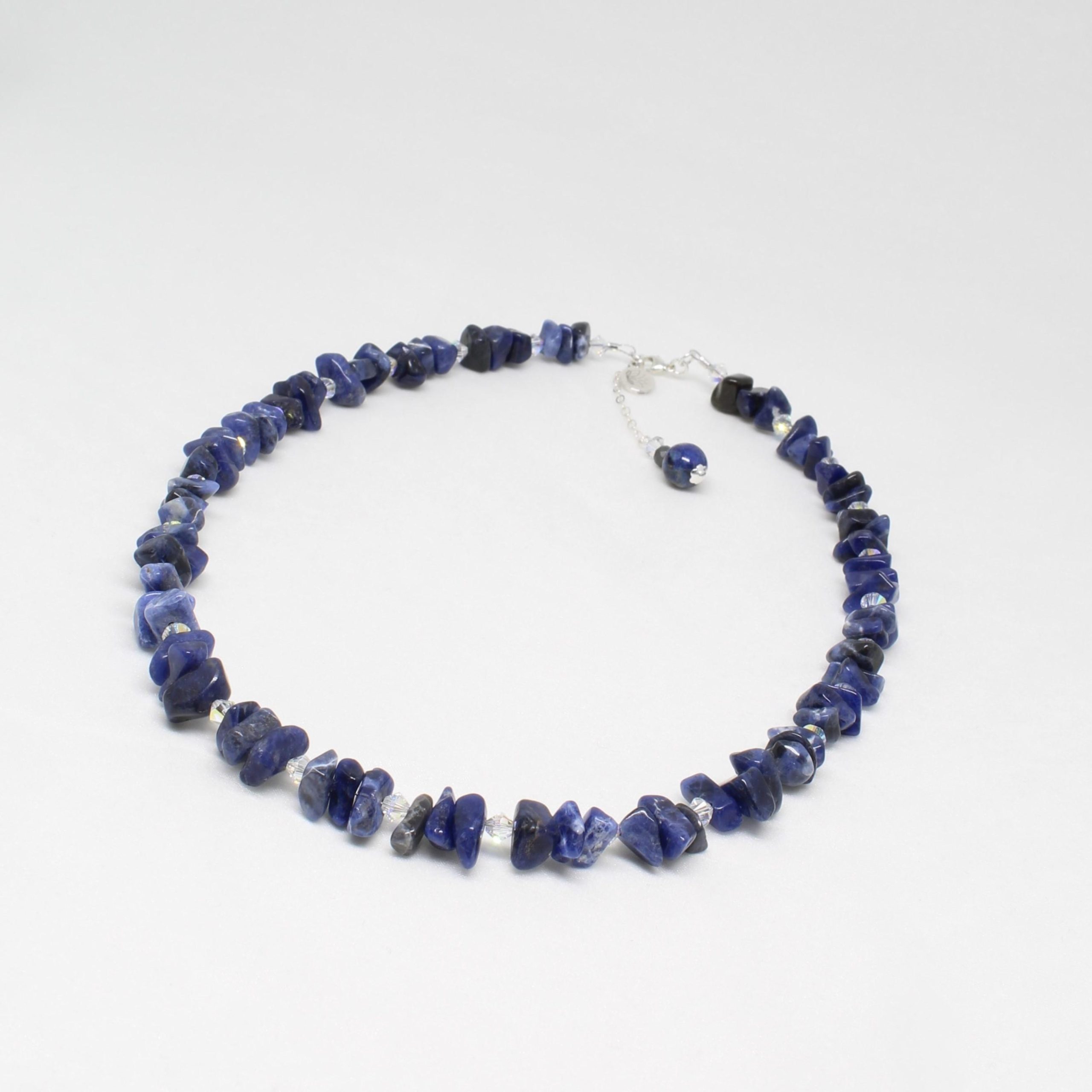 Lapis Lazuli & Crystal Necklace - Image 3