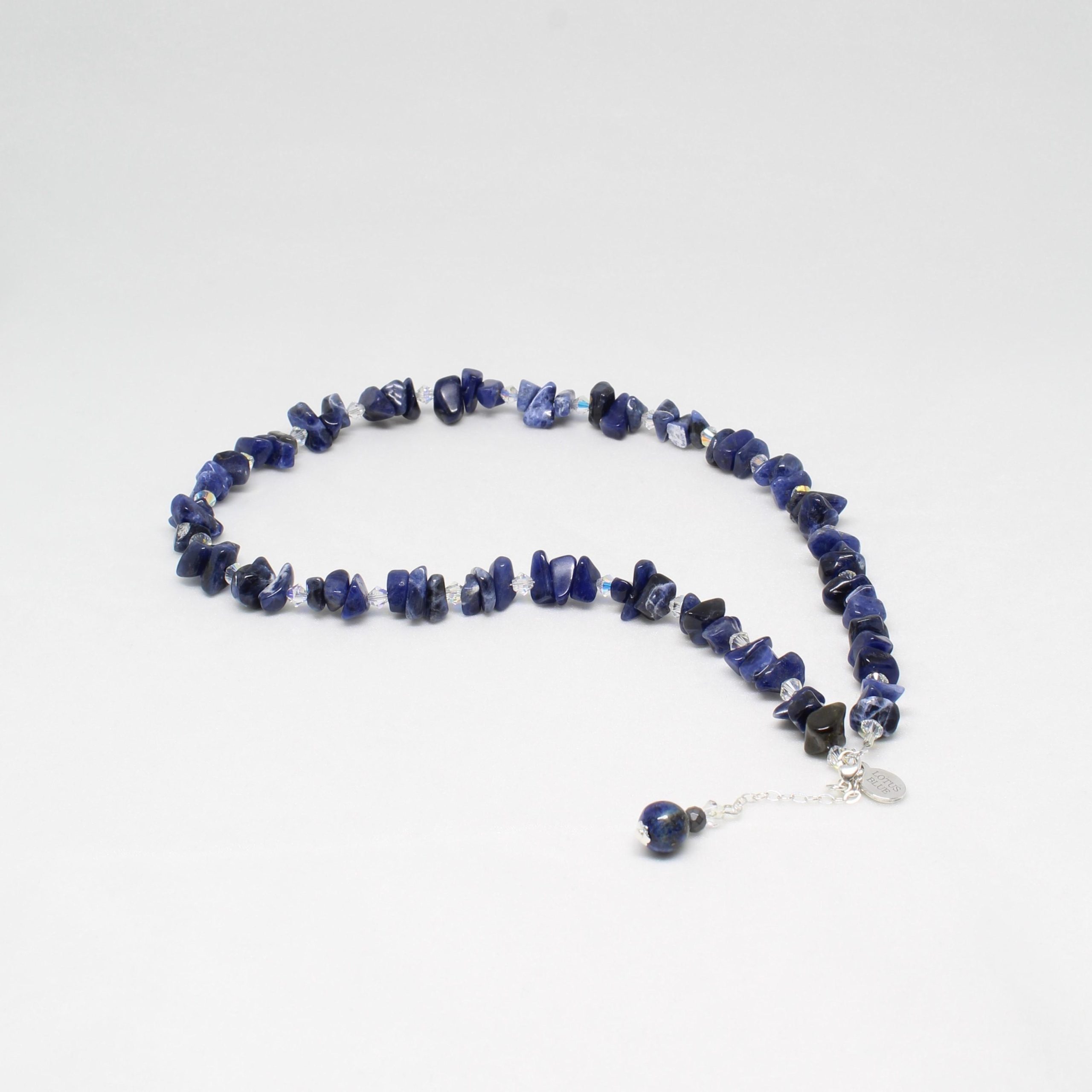 Lapis Lazuli & Crystal Necklace - Image 2